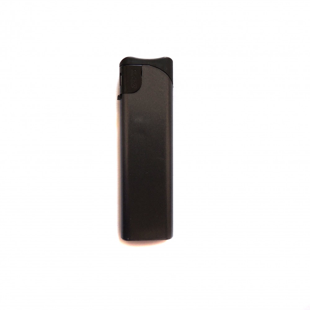 Сувенирная зажигалка черная под заказ двухсторонняя 