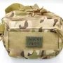Военный шеврон группа крови темная олива AB(IV) Rh(-) 30*45
