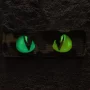 Нашивка Cat Eyes, що світяться Laser Cut кольорова мультикам