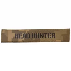 Шеврон Head Hunter рудий піксель