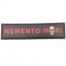 Шеврон Mememnto mori 2*8 см