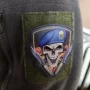 Шеврон Череп в береті НГУ об'ємний