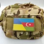 Нашивка прапор Азербайджан - Україна