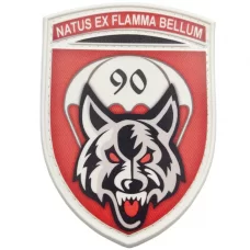 Нашивка ЗСУ Natus ex flamma bellum 90