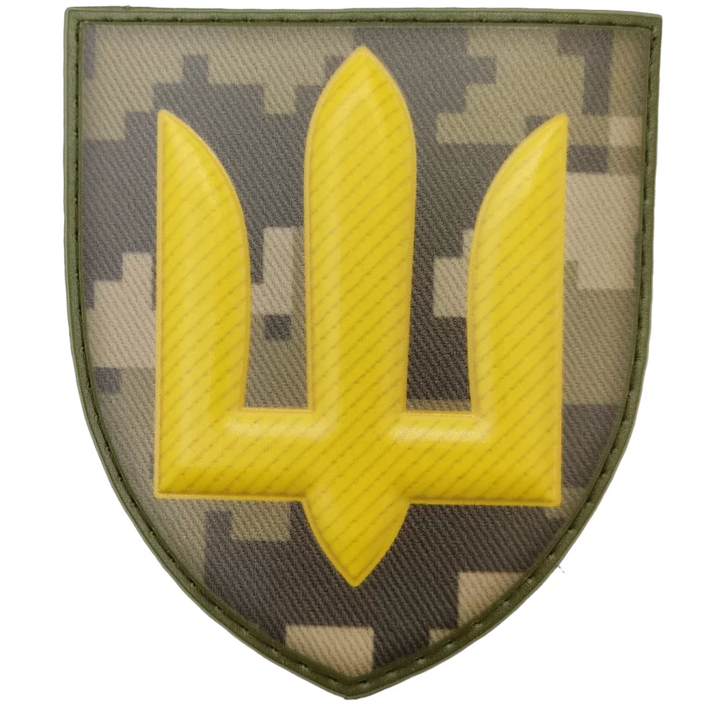 Шеврон ВСУ Общевойсковой сухопутных войск пиксель