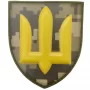 Шеврон ВСУ Общевойсковой сухопутных войск пиксель