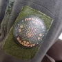 Нашивка Привіт з Бахмуту герб олива