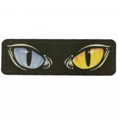 Шеврон Cat Eyes Laser Cut кольорові темна олива