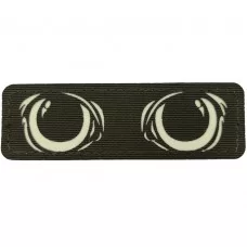 Нашивка Cat Eyes Laser Cut темна олива