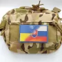 Нашивка флаг Словакия - Украина