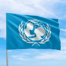 Флаг UNICEF Украина