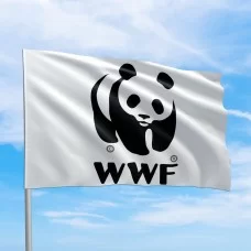 Флаг Всемирного фонда дикой природы (WWF)