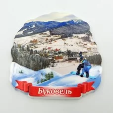 Магніт на холодильник зимовий Буковель №20