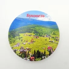Сувенірна тарілка 85 мм Буковель №6