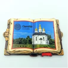 Керамічні магніти Чернігів Катерининська церква книга