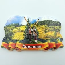 Магніт на холодильник Карпати тримбіти №4