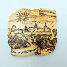 Полікерамічний магніт Кам'янець-Подільська фортеця №23
