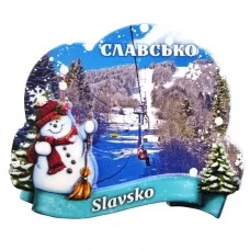 Магніт на холодильник Славсько 018