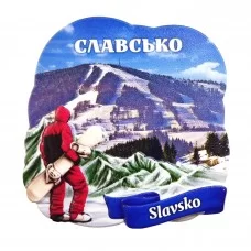 Магніт на холодильник Славсько 020