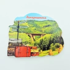 Магнит на холодильник Закарпатье KL-006