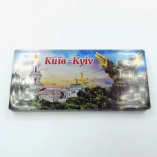 Магнит обратной печати Пейзаж Киева и Архангел