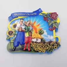 Керамический магнит Украина Калина
