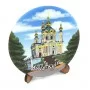 Сувенірна тарілка з пласким дном 85 мм Київ №9