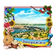 Керамічні магніти, Запоріжжя. Квіти, бандура, вареники. 2