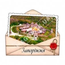 Об’ємні магніти, полікераміки. Запоріжжя. Конверт. 6