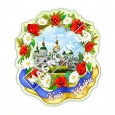 Керамічні магніти. Вінок, квіти. Новинка