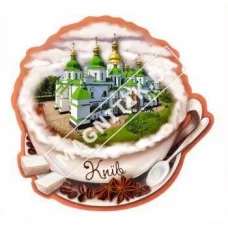 Керамические магниты. Чашка кофе, Киев
