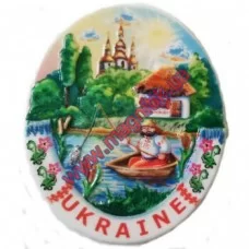 Об’ємні магніти на холодильник. Український рибалка