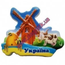 Керамические магниты на холодильник. Пасека