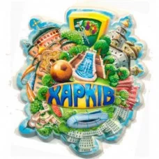 Керамический магнит. Достопримечательности Харькова