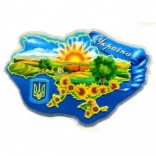 Керамічний магніт у вигляді карти України