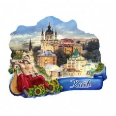 Магнітики з кераміки. Андріївський узвіз і церква