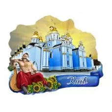 Керамічні магніти. Михайлівський Собор. Козак і бандура