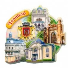 Керамічні магніти. Чернівці. Калейдоскоп пам’яток