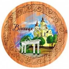 Магниты из поликерамики. Винница. Тарелочка