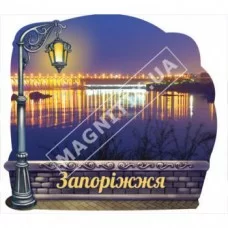 Керамические объемные магниты. Запорожье. Вечер и фонарь
