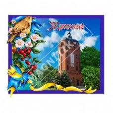 Керамічні магніти. Житомир. Соловей, калина. Монастир