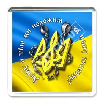 Магниты акриловые. Гимн и цепи