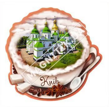 Керамические магниты. Чашка кофе, Киев