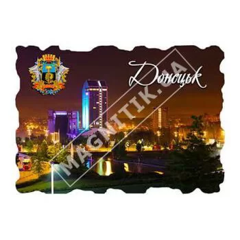 Керамические магниты. Донецк. Марка. Ночной город Керамические магниты. Донецк. Марка. Ночной город