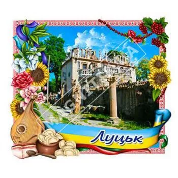 Магниты керамические. Луцк. Бандура и вареники Магниты керамические. Луцк. Бандура и вареники