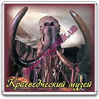 Акриловые магниты на холодильник с краеведеческим музеем.