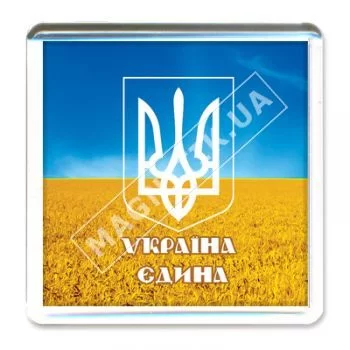 Акриловые магниты. Герб, пшеница и небо Акриловые магниты. Герб, пшеница и небо